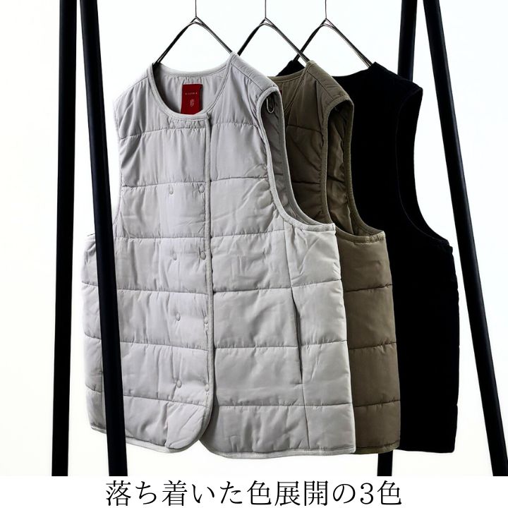 ＳＯＲＯＮＡ? 中綿ベスト 中綿 中わた キルティング ベスト レディース アウター リラシク 1