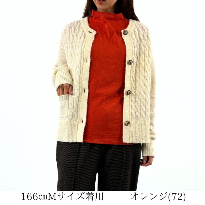 LILASIC 接結 ボトルネック プルオーバー ハイネック Tシャツ