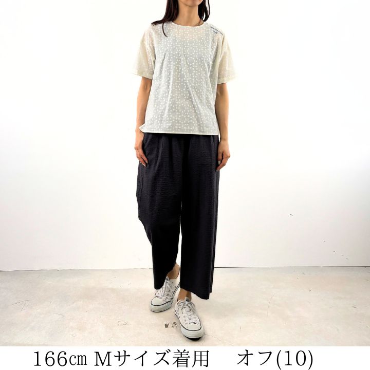 Keitto ノースオブジェクト ケイット刺繍風 ドット柄 プリント