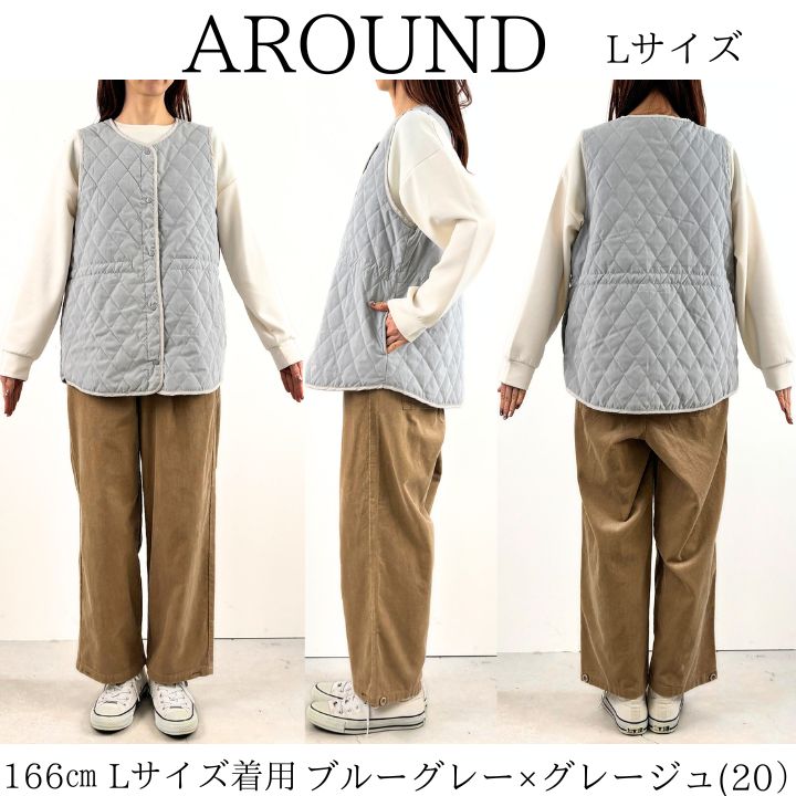 タイトリスト リバーシブルベスト 、 キルティングジャケット LLサイズ ダウンベスト 2way リバーシブル キルティング アウター フード