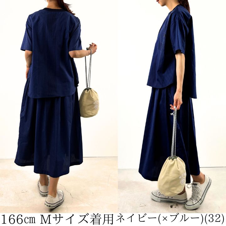 tシャツ 布帛コンビノースリーブカットソー レディース y3063.jpg