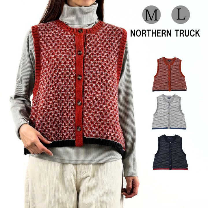 【新品未使用】MARK&LONA ノースリーブ ニットベスト Mサイズ 新品未使用】MARK&LONA ノースリーブ ニットベスト Mサイズ 新品未使用