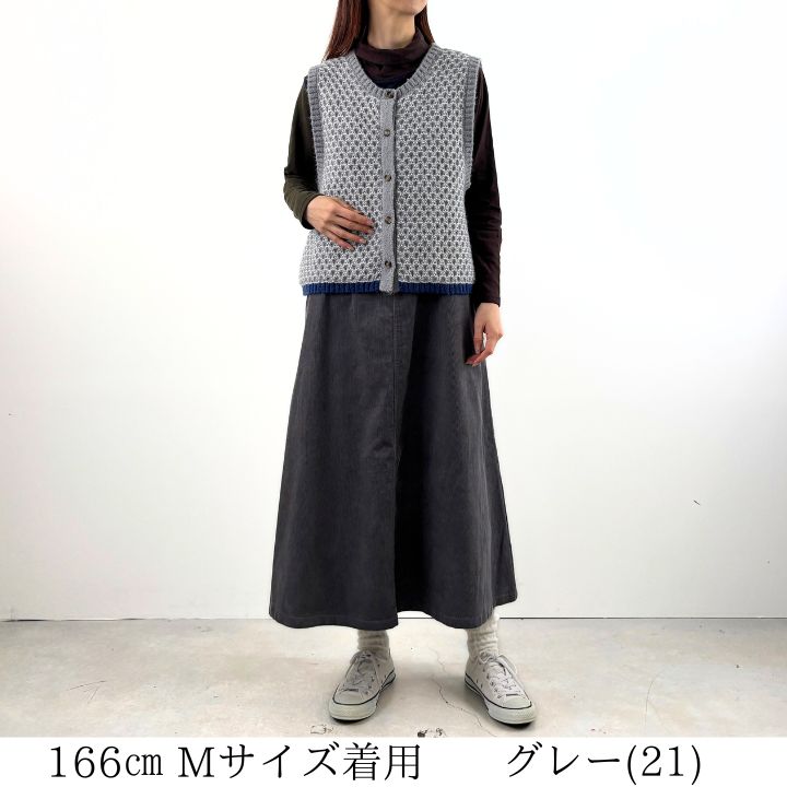 NORTHERN TRUCK（ノーザントラック） 配色ポイント ベスト ニット