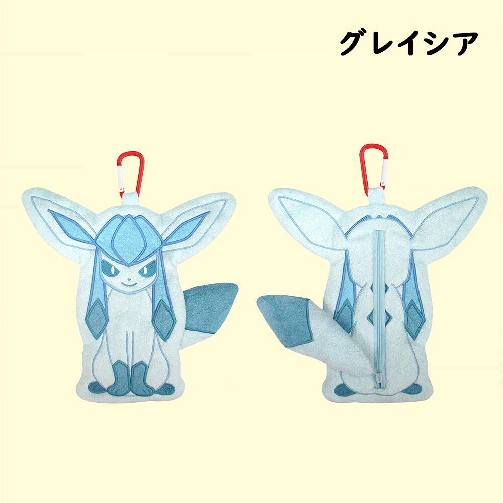 Pokemon（ポケモン） ポケットモンスター ぺたふわポーチ(選べる8種類
