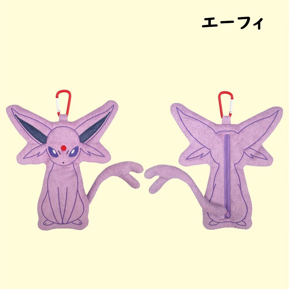Pokemon（ポケモン） ポケットモンスター ぺたふわポーチ(選べる8種類