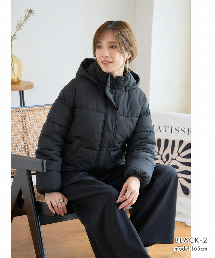 ダウンジャケット レディース 40代 フェイクダウン アウター 冬 中綿