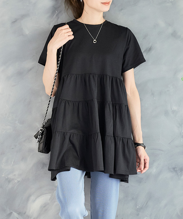 SALE ティアードチュニック ティアードtシャツ チュニック