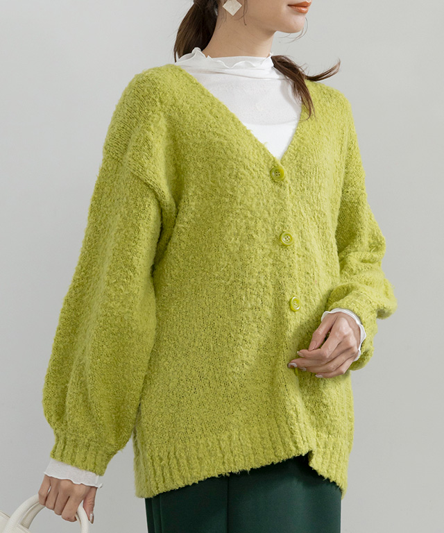 ニット カーディガン 厚手 レディース ニットカーディガン 秋 冬