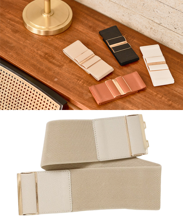 ベルト レディース 太い ベルト レディース おしゃれ ベルト レディース ゴム ベルト レディース 太め ベルト レディース 黒 | ブランド登録なし | 06