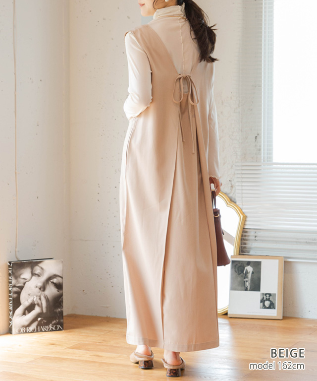 ジャンパースカート 50代 ジャンパースカート 40代 ジャンパースカート ロング ワンピース レディース 40代 ワンピース レディース 春夏 きれいめ | ブランド登録なし | 04