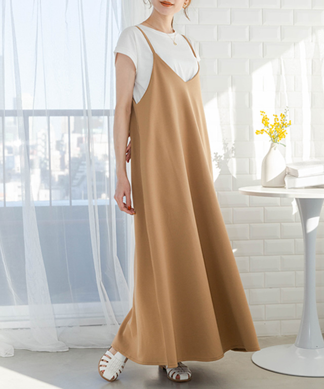 キャミソールワンピース キャミソールワンピース 40代 キャミワンピース 40代 キャミワンピース 黒 キャミワンピース 黒 ロング | ブランド登録なし | 02