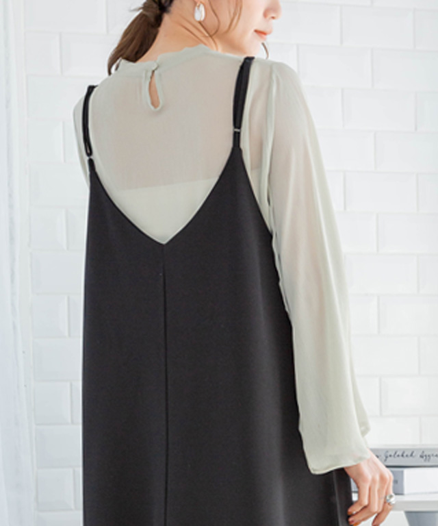 キャミソールワンピース キャミソールワンピース 40代 キャミワンピース 40代 キャミワンピース 黒 キャミワンピース 黒 ロング | ブランド登録なし | 11