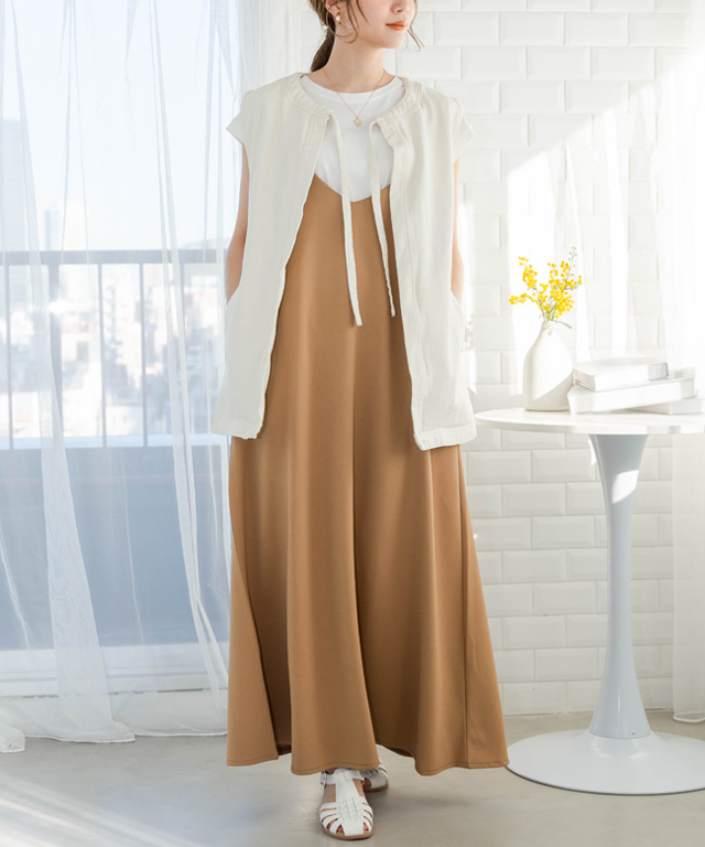 キャミソールワンピース キャミソールワンピース 40代 キャミワンピース 40代 キャミワンピース 黒 キャミワンピース 黒 ロング | ブランド登録なし | 06