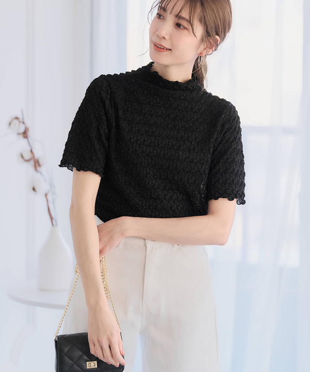＊LEONARD ＊可愛らしいブラック 半袖 トップス 楽天市場】≪ マラソンセール 1000円ポッキリ sale ≫ Tシャツ