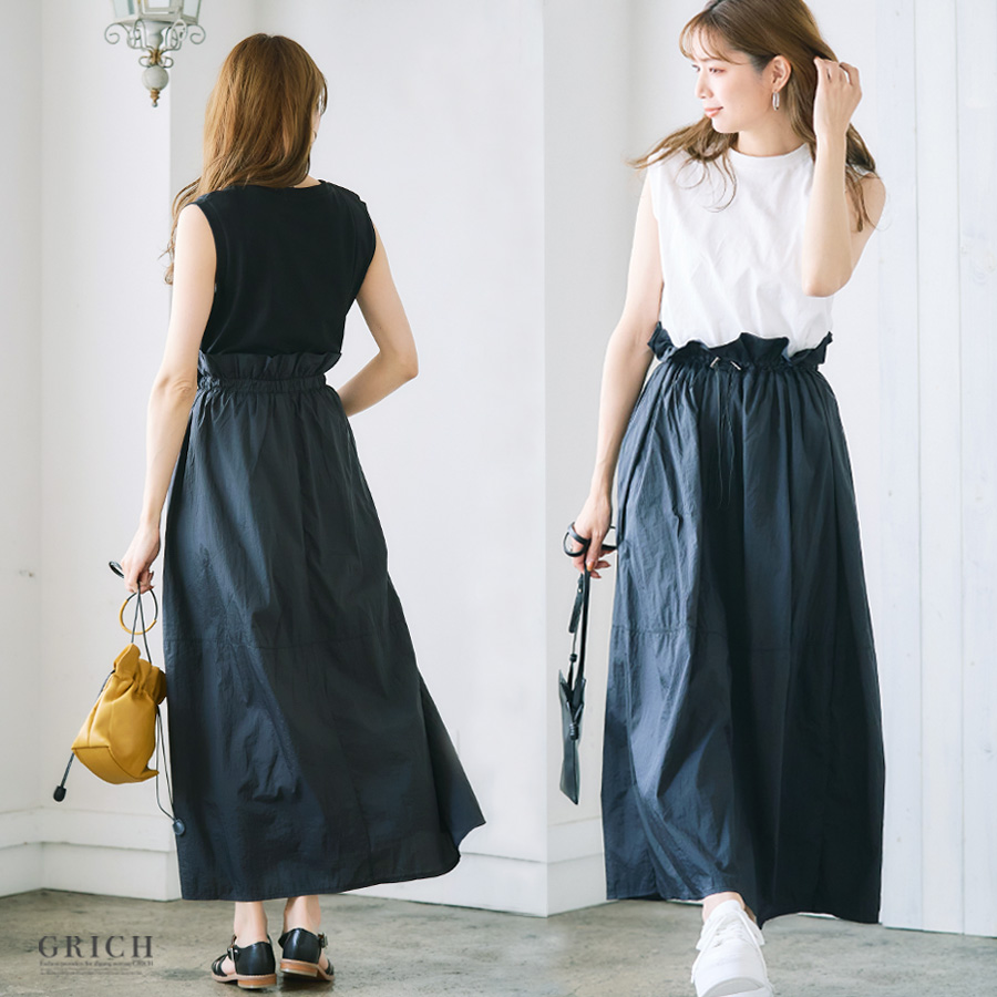 ワンピース 夏 レディース ロング マキシ ドッキング ノースリーブ