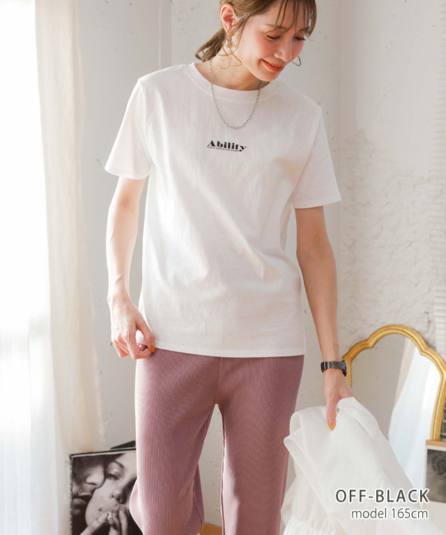 白 コットン 半袖Tシャツ シルキーコットンクルーネック半袖Tシャツ【店舗取寄】 | TVC