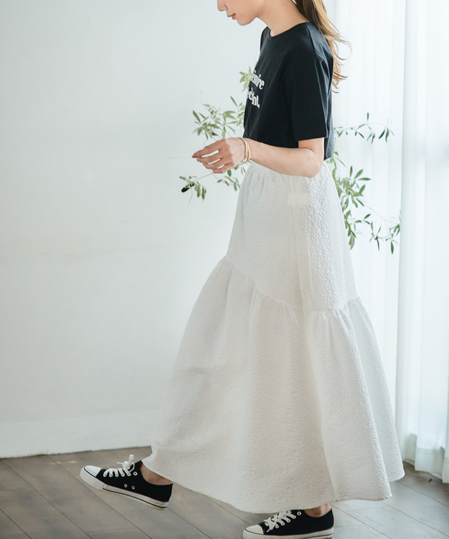 marai スカート ロング フレア レディース ボトムス 春 夏 花柄