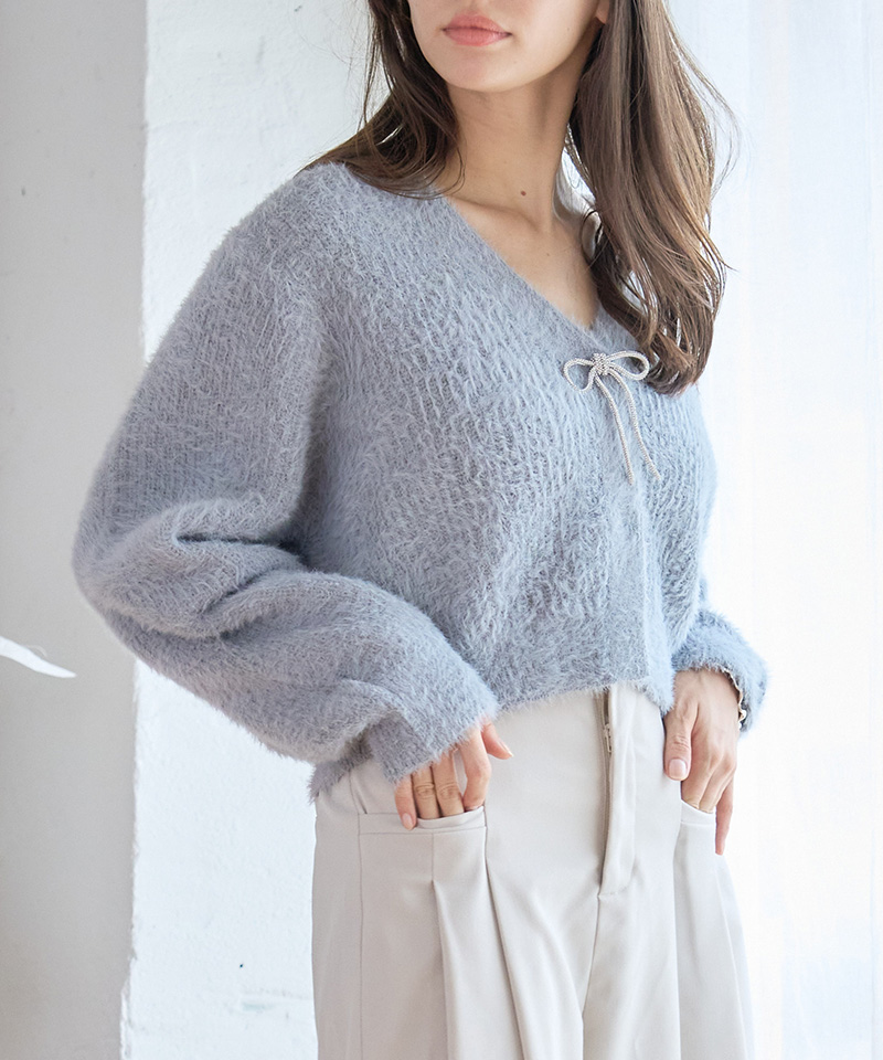 FEATHER TULLE CARDIGAN | TOPS | Florent｜フローレント