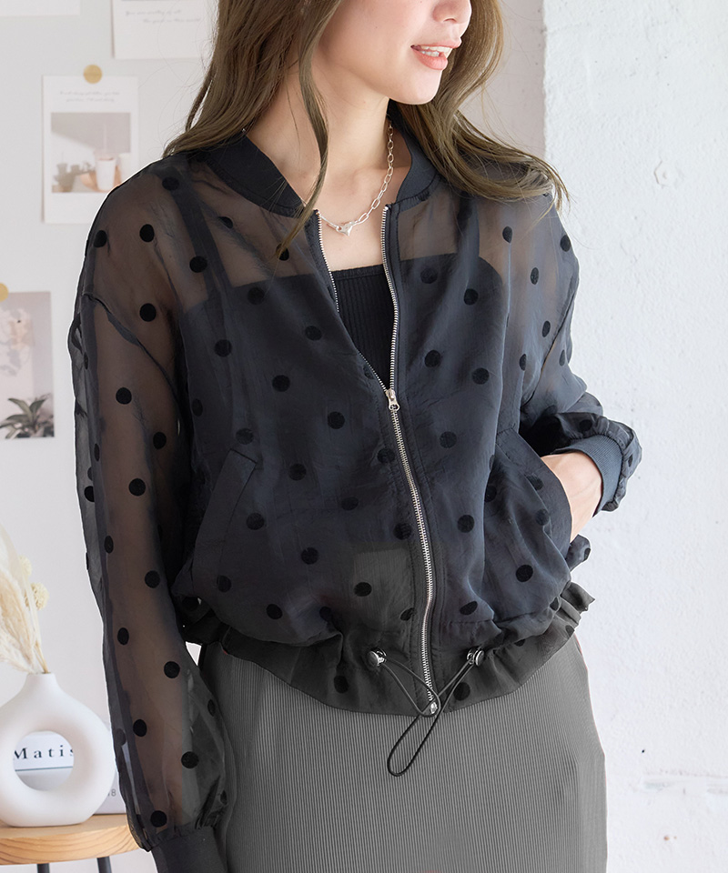 MARcourt｜MIDIUMISOLID for Ladies シアーブルゾン | Rakuten