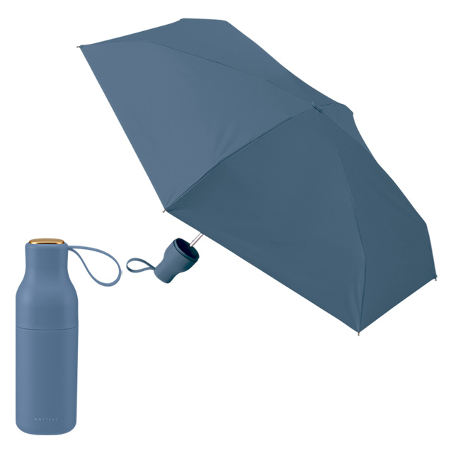 日傘 折りたたみ 遮光率100% 晴雨兼用 UPF50+ MOTTERU モッテル コンパクトボトルケース 撥水 耐風 UVカット 折り畳み傘 6本骨 日焼け対策 MO-3033(go0a330) |  | 01