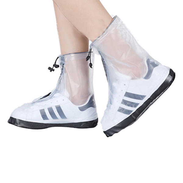 「レビュー記入でメール便送料無料」シューズカバー ファスナー 防水 PVC レインカバー 靴用 梅雨 レディース メンズ アウトレット GPT gu1a606-mail(gu1a607) | ブランド登録なし | 06
