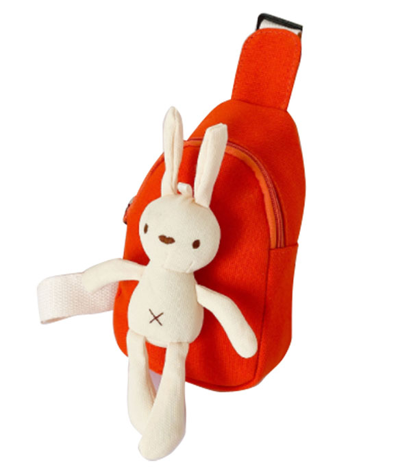 ボディバッグ キッズ 子供 うさぎ ぬいぐるみ ショルダーバッグ