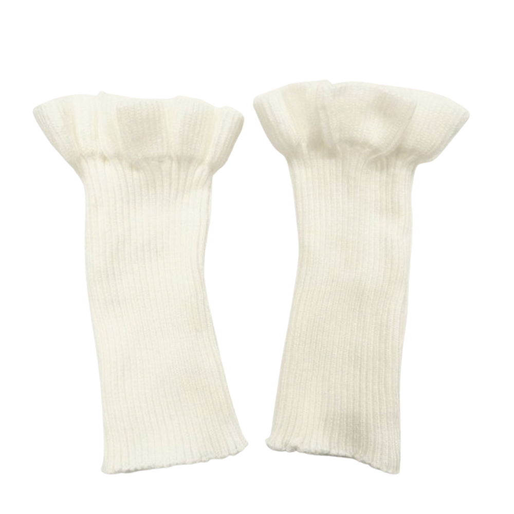 アームウォーマー ニット アームカバー 付け袖 フリル スリーブ 重ね着 厚手 ハンドウォーマー 毛糸 GPT 4点迄メール便OK(gu1b004) | ブランド登録なし | 02