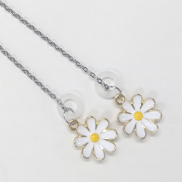 「レビュー記入でメール便送料無料」ワイヤレスイヤホン 落下防止 紛失 イヤホンストラップ 花 フラワー 飾り 首下げ GPT gu1b046-mail(gu1b047)(1通10点) | ブランド登録なし | 01