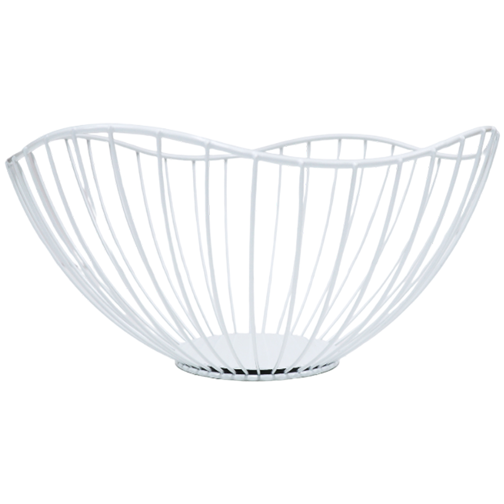 ワイヤーバスケット おしゃれ かご 楕円形 放射状 ブラック ゴールド ワイヤーボウル フルーツバスケット ラウンド型 送料無料 GPT(gu1b208)単品 | ブランド登録なし | 03