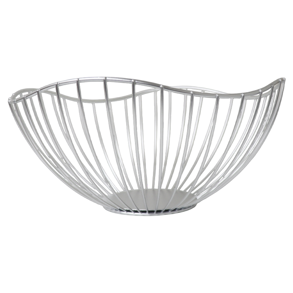 ワイヤーバスケット おしゃれ かご 楕円形 放射状 ブラック ゴールド ワイヤーボウル フルーツバスケット ラウンド型 送料無料 GPT(gu1b208)単品 | ブランド登録なし | 05