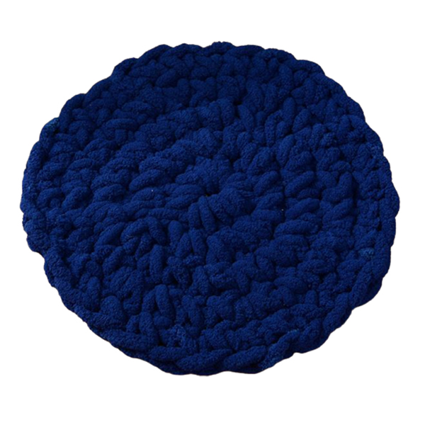 椅子 クッション おしゃれ 丸型 チャンキーニット 座布団 円形 円座 ラグ 極厚 極太 ボリューム ニット フロアクッション 北欧 編み物 GPT 送料無料(gu1b218) | ブランド登録なし | 06