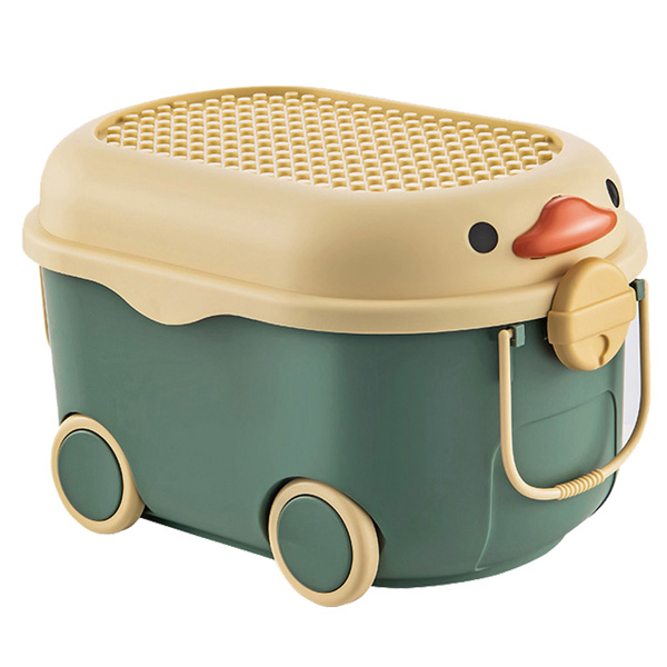 訳あり おもちゃ箱 大容量 おもちゃ 収納ボックス フタ付き キャスター付き ひよこ おもちゃ入れ ぬいぐるみ ブロック 送料無料 GPT gu1b246-b(gu1b950) | ブランド登録なし | 02