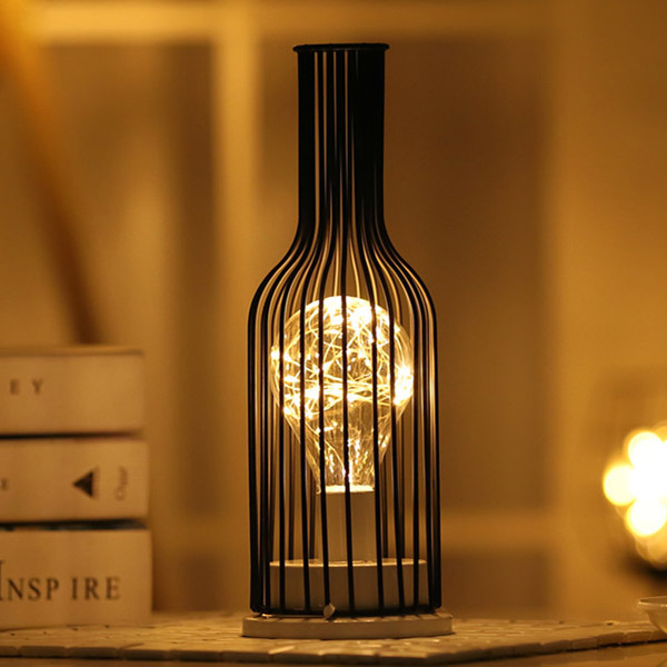 インテリアライト テーブルライト おしゃれ コードレス 電池式 卓上 ワイヤー アンティーク 北欧 ベッドサイド リビング 常夜灯 照明 送料無料 GPT (gu1b255) | ブランド登録なし | 01