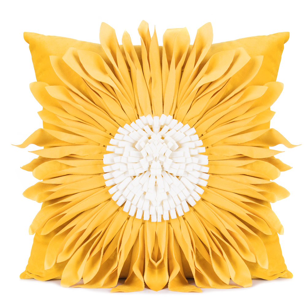 クッションカバー 45×45cm 花 北欧 おしゃれ クッション ソファ カバー カラフル 汚れ防止 ベロア調 起毛 光沢 鮮やか 模様替え GPT 1点迄メール便OK(gu1b304) | ブランド登録なし | 02