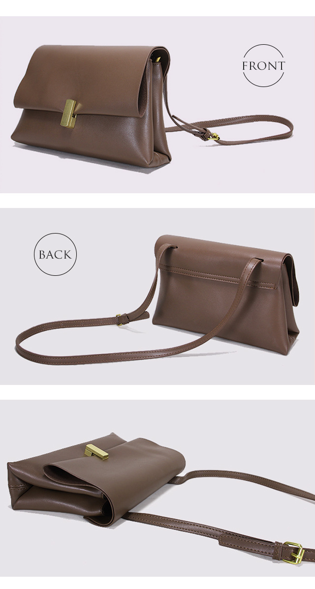 美品ブラウン スクエアショルダーバッグ gu1b307_05.jpg