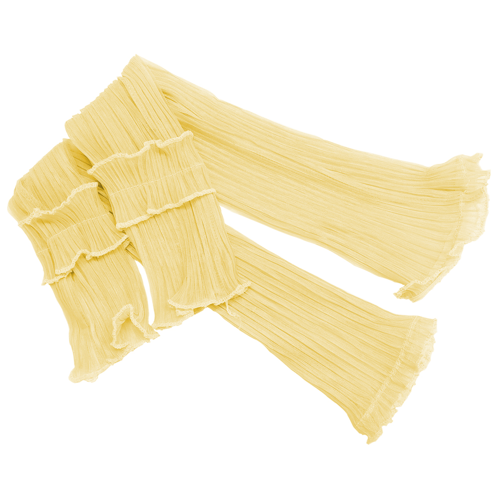 「レビュー記入でメール便送料無料」アームカバー シースルー プリーツ ロング レディース フリル 冷房対策 GPT gu1b683-mail(1通につき3点迄)(gu1b684) | ブランド登録なし | 01