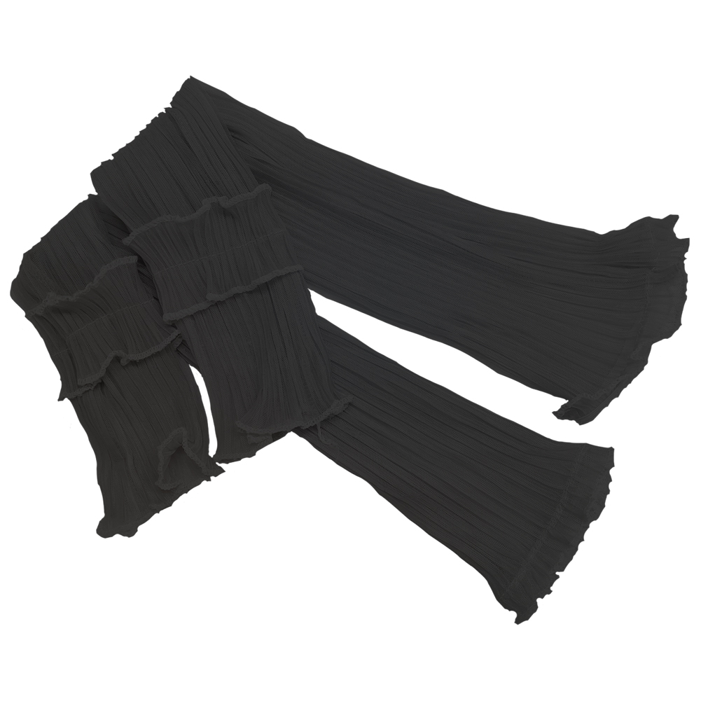 「レビュー記入でメール便送料無料」アームカバー シースルー プリーツ ロング レディース フリル 冷房対策 GPT gu1b683-mail(1通につき3点迄)(gu1b684) | ブランド登録なし | 02