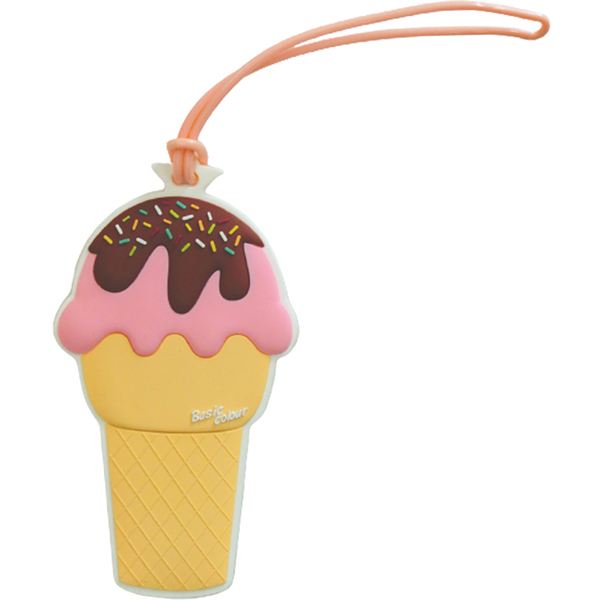 「レビュー記入でメール便送料無料」ネームタグ アイスクリーム ソフトクリーム かわいい 子供 荷物 スーツケース 名札 目印 旅行 GPT gu1b809-mail(gu1b810) | ブランド登録なし | 01