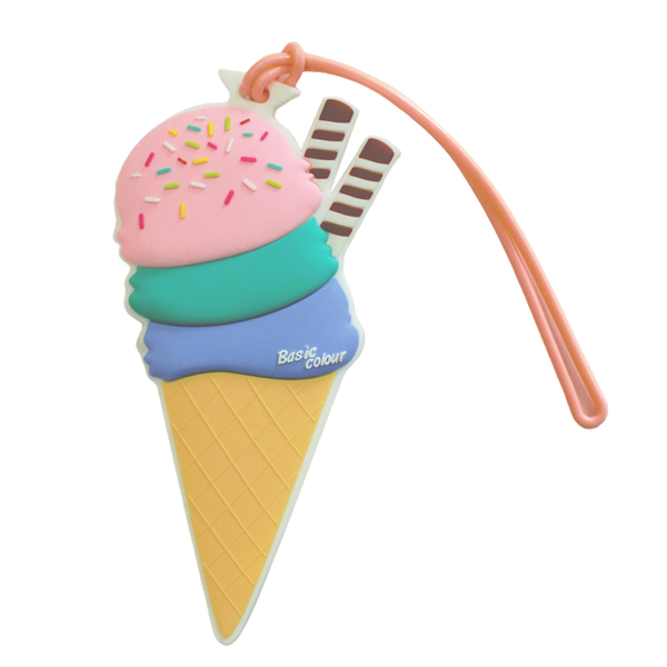 「レビュー記入でメール便送料無料」ネームタグ アイスクリーム ソフトクリーム かわいい 子供 荷物 スーツケース 名札 目印 旅行 GPT gu1b809-mail(gu1b810) | ブランド登録なし | 03