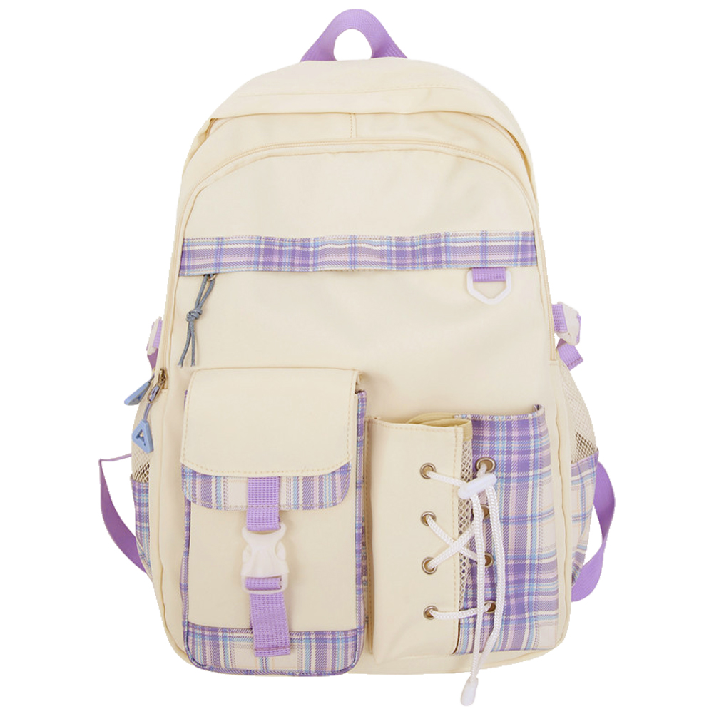 リュック キッズ 女の子 かわいい チェック 大容量 リュックサック 男の子 おしゃれ 大きい A4 修学旅行 1泊 2泊 通学 プレゼント GPT 送料無料(gu1c102) | ブランド登録なし | 01