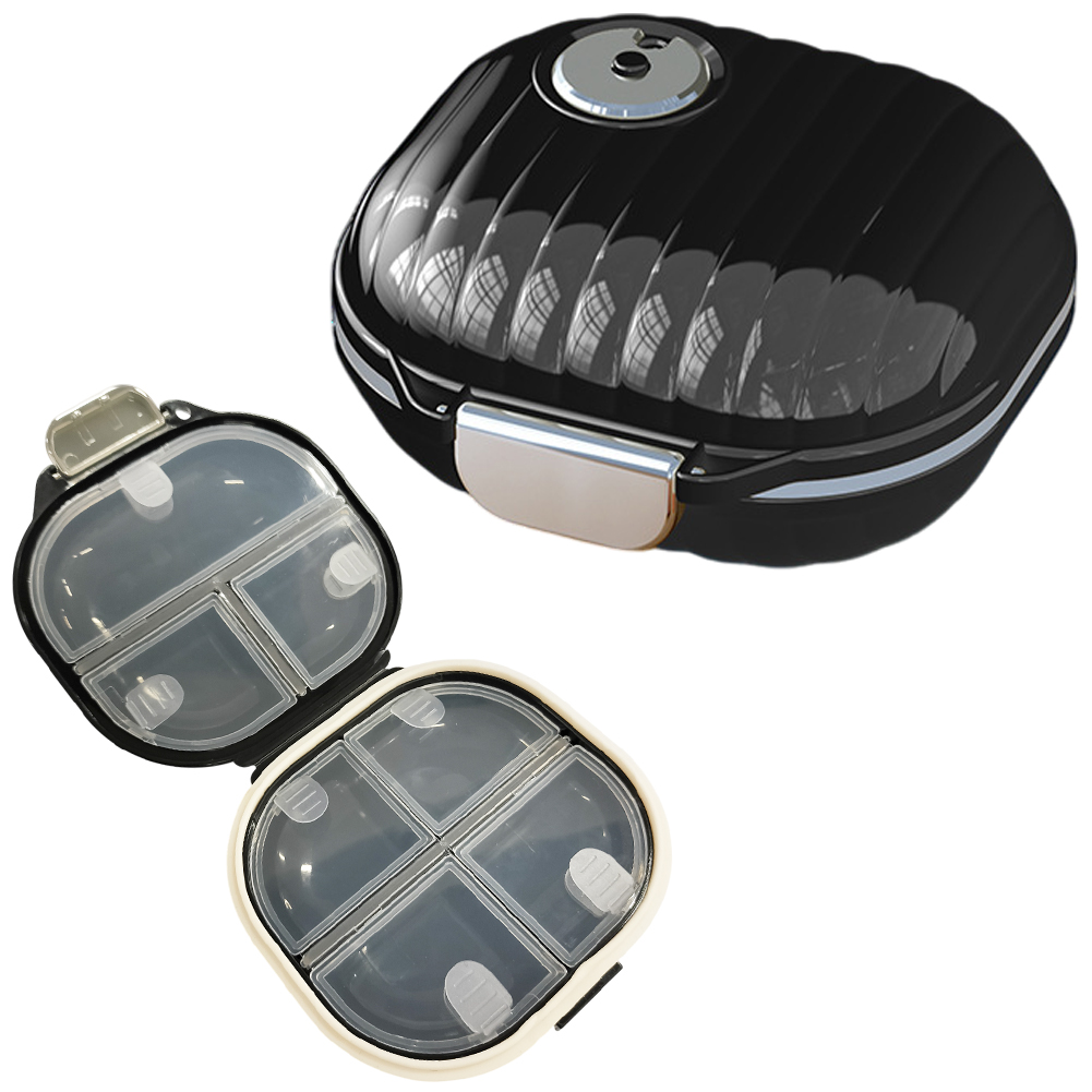 ピルケース 1週間 携帯用 薬入れ 持ち運び おしゃれ 常備薬 2段収納 飲み忘れ防止 ダイヤル付 コンパクト サプリ GPT 6点迄メール便OK(gu1c109) | ブランド登録なし | 02