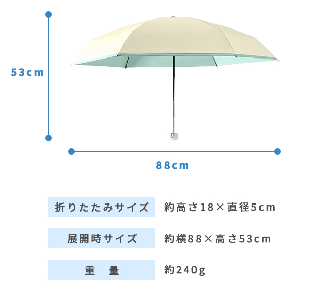 折りたたみ傘 レディース 晴雨兼用 軽量 コンパクト 雨傘 日傘