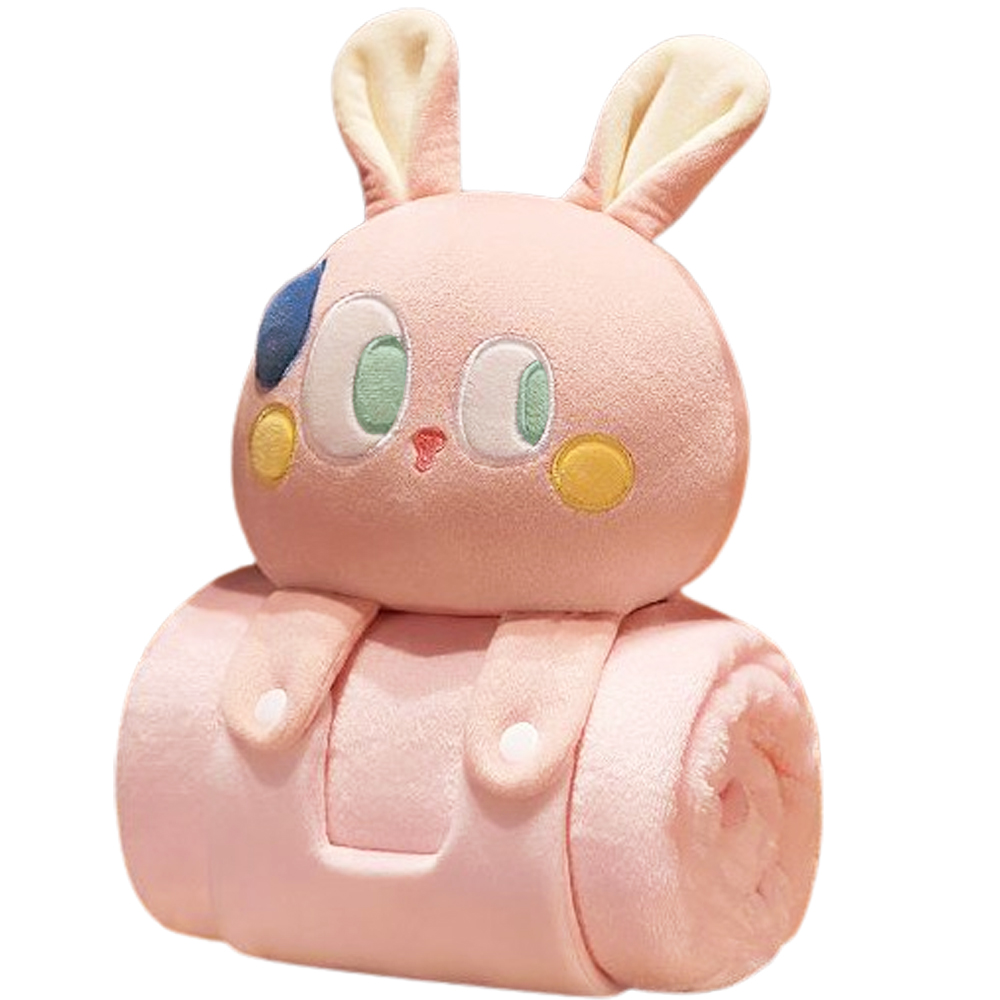 ブランケット クッション ぬいぐるみ で留める 2WAY 枕 可愛い 毛布 膝掛け 動物 ふわふわ 防寒 柔らかい アニマル 犬 猫 うさぎ GPT (gu1c236)「送料無料」 | ブランド登録なし | 02