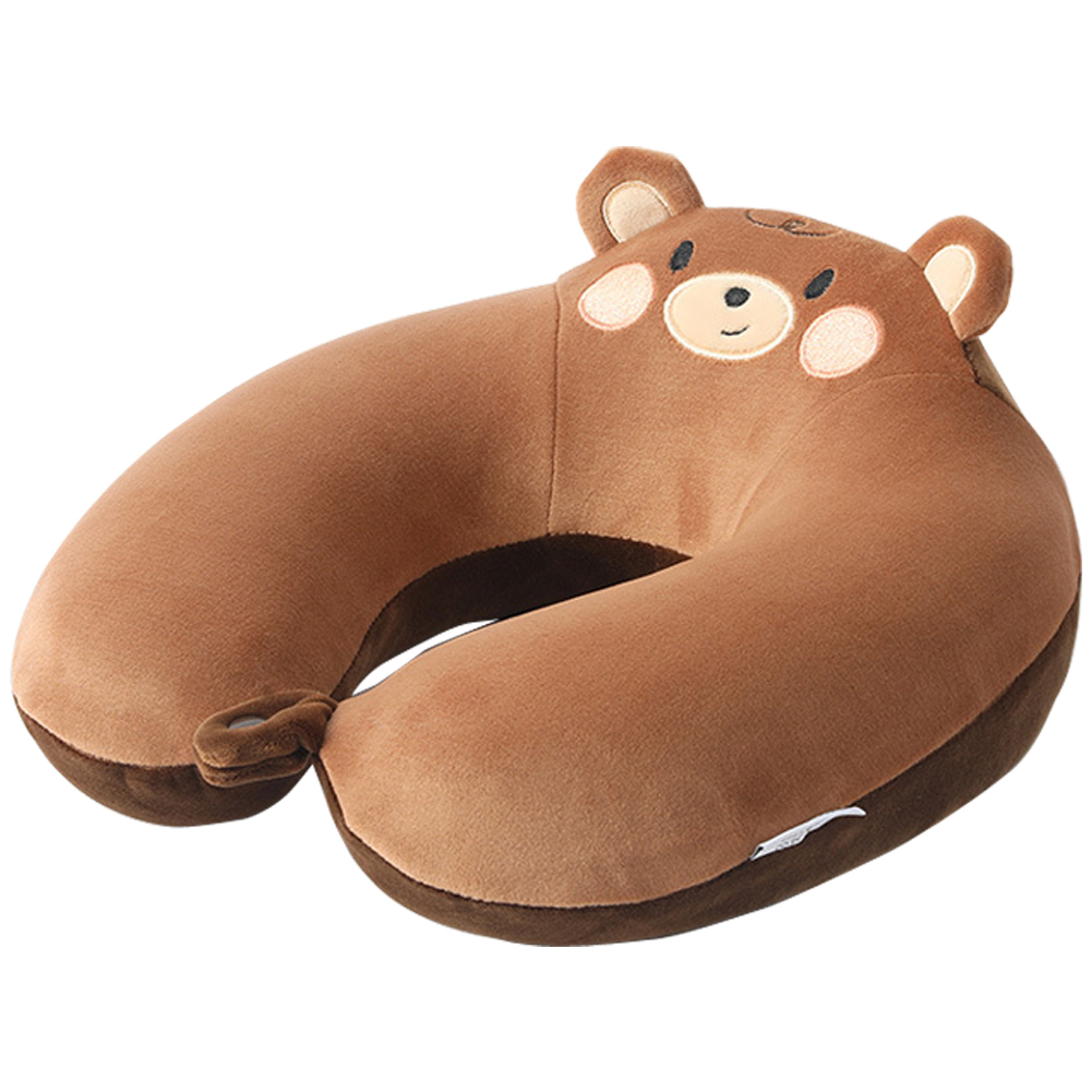 ネックピロー 飛行機 アニマル U字型 クマ シロクマ パンダ 首枕 子供 トラベルグッズ 安眠 ピロー 旅行 機内 夜行バス クッション GPT 送料無料(gu1c248) | ブランド登録なし | 02