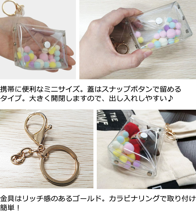 1LDK SELECT - GORE-TEX ミニポーチ ＋ カラビナキーホルダーの