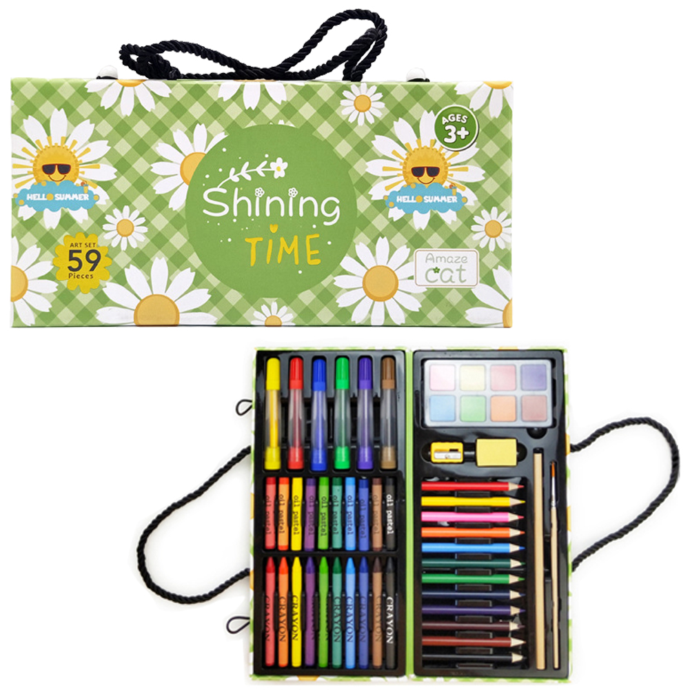 Amazon.co.jp: Shuttle Art お絵かきセット アートセット 画材