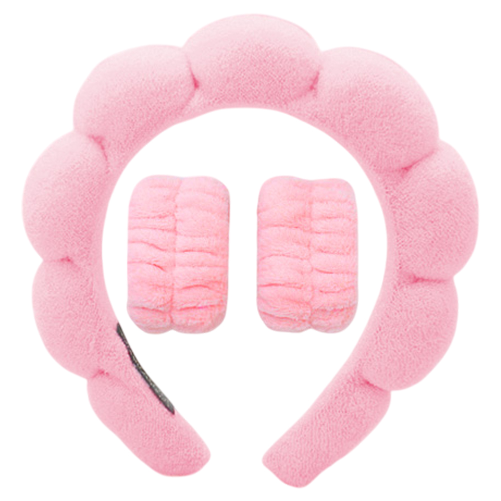 「レビュー記入でメール便送料無料」吸水 洗顔 リストバンド 2個 カチューシャ セット ヘアバンド 袖濡れ防止 GPT gu1c293-mail(1通につき1点迄)(gu1c294) | ブランド登録なし | 05