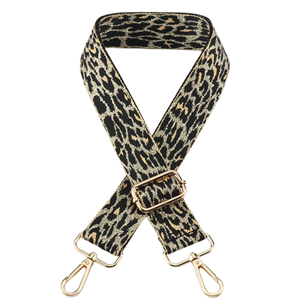 「レビュー記入でメール便送料無料」ショルダーベルト ショルダーストラップ 単品 付け替え ヒョウ柄 ラメ ベルト GPT gu1c301-mail(gu1c302)(1通6点迄) | ブランド登録なし | 01