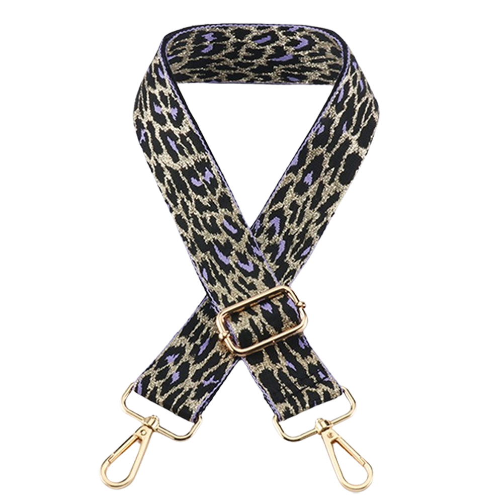 「レビュー記入でメール便送料無料」ショルダーベルト ショルダーストラップ 単品 付け替え ヒョウ柄 ラメ ベルト GPT gu1c301-mail(gu1c302)(1通6点迄) | ブランド登録なし | 03