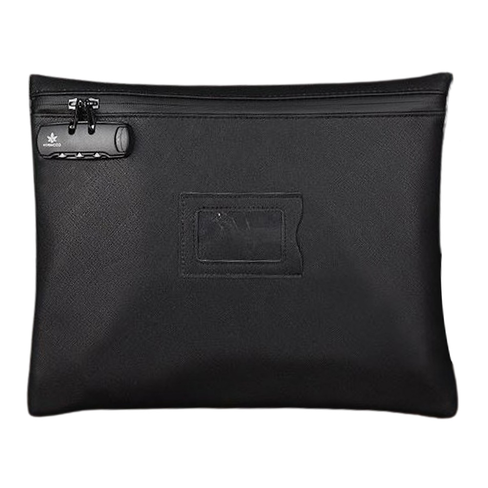 「レビュー記入でメール便送料無料」防犯 3桁 ダイヤル錠 PUレザー 薄型 書類 トラベルポーチ ケース A4収納 名札 GPT gu1c330-mail(gu1c331)(1通につき1点迄) | ブランド登録なし | 03